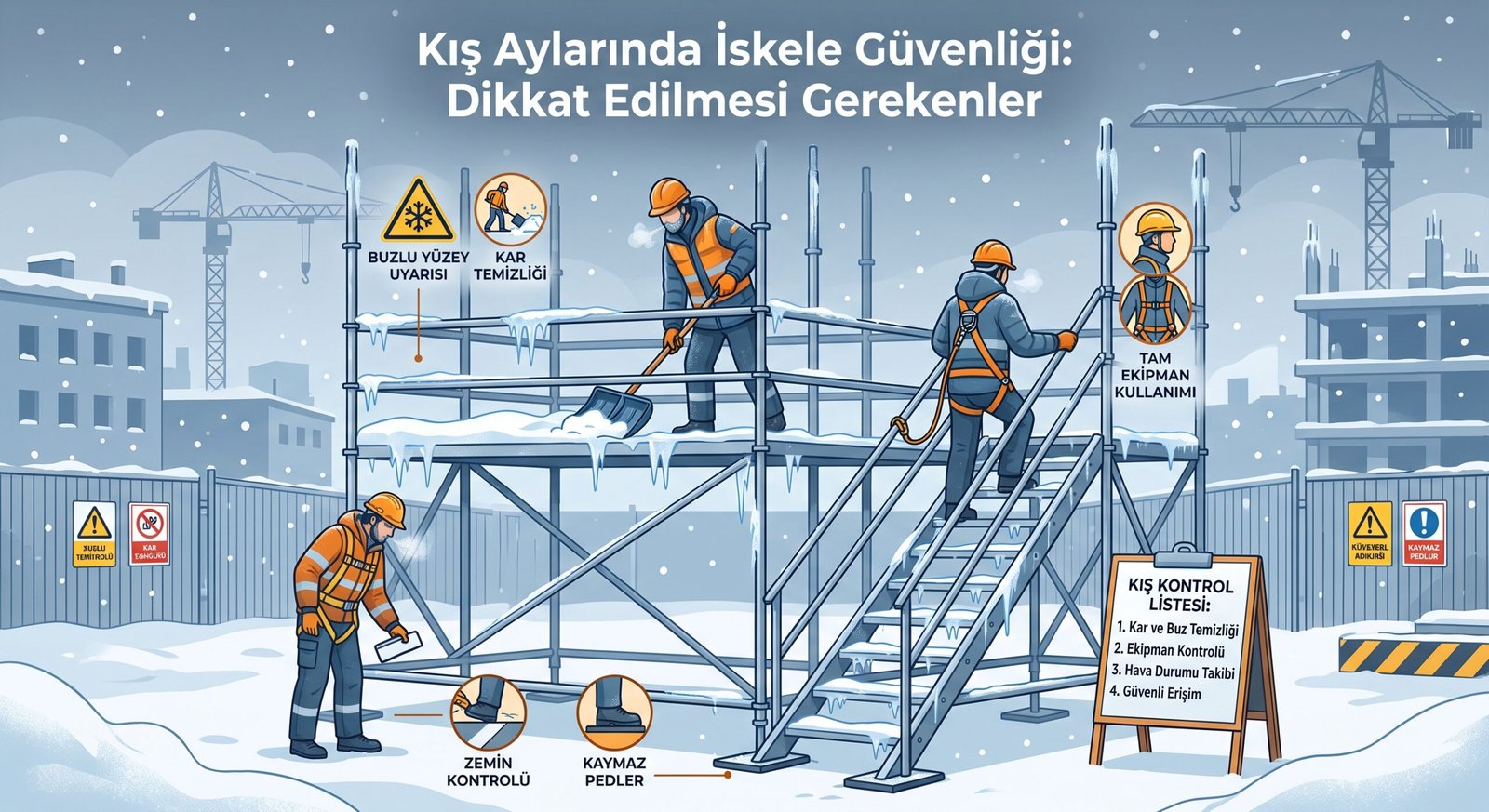 Kış Aylarında İskele Güvenliği: Dikkat Edilmesi Gerekenler